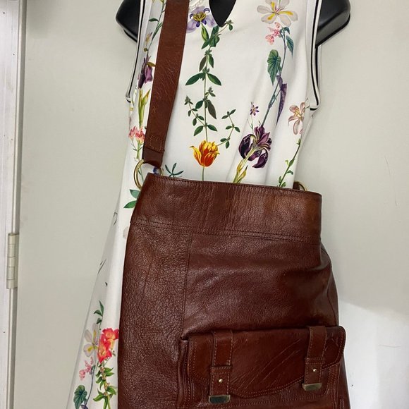 Banana Republic Brown Leather Handbag - Picture 4 of 8